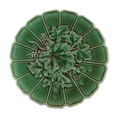 Presentation dish or pie dish slurry sarreguemine vine leaf 28cm