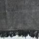 Tapis kilim turc gris et noir de style moderne du milieu du siècle, 190 x 306 cm