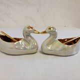 Salt pots in Limoges Porcelain R. Montigny