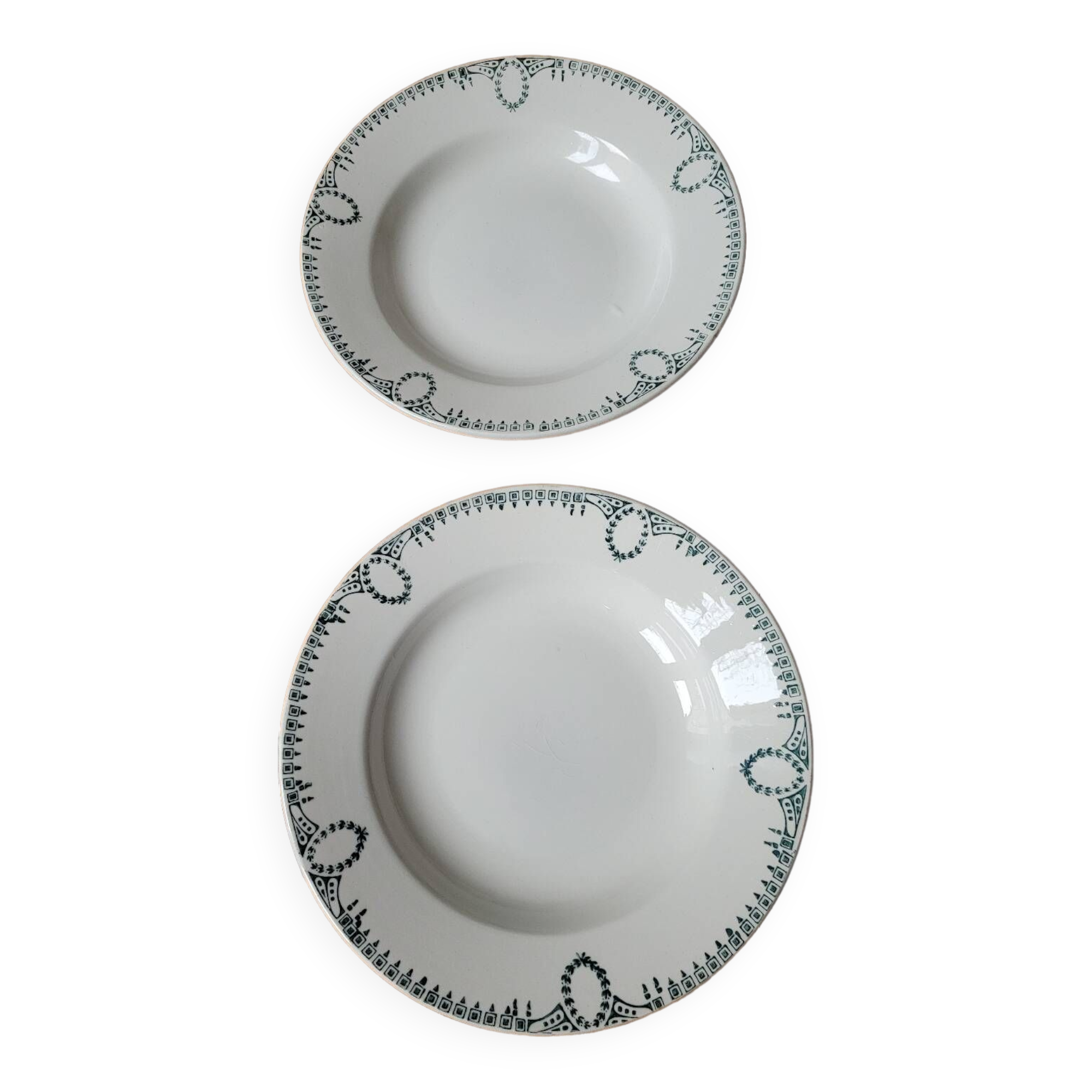 Lot n°1 of 6 soup plates 418 St Amand