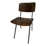 Ancienne chaise d’école vintage eromes F6, 1970