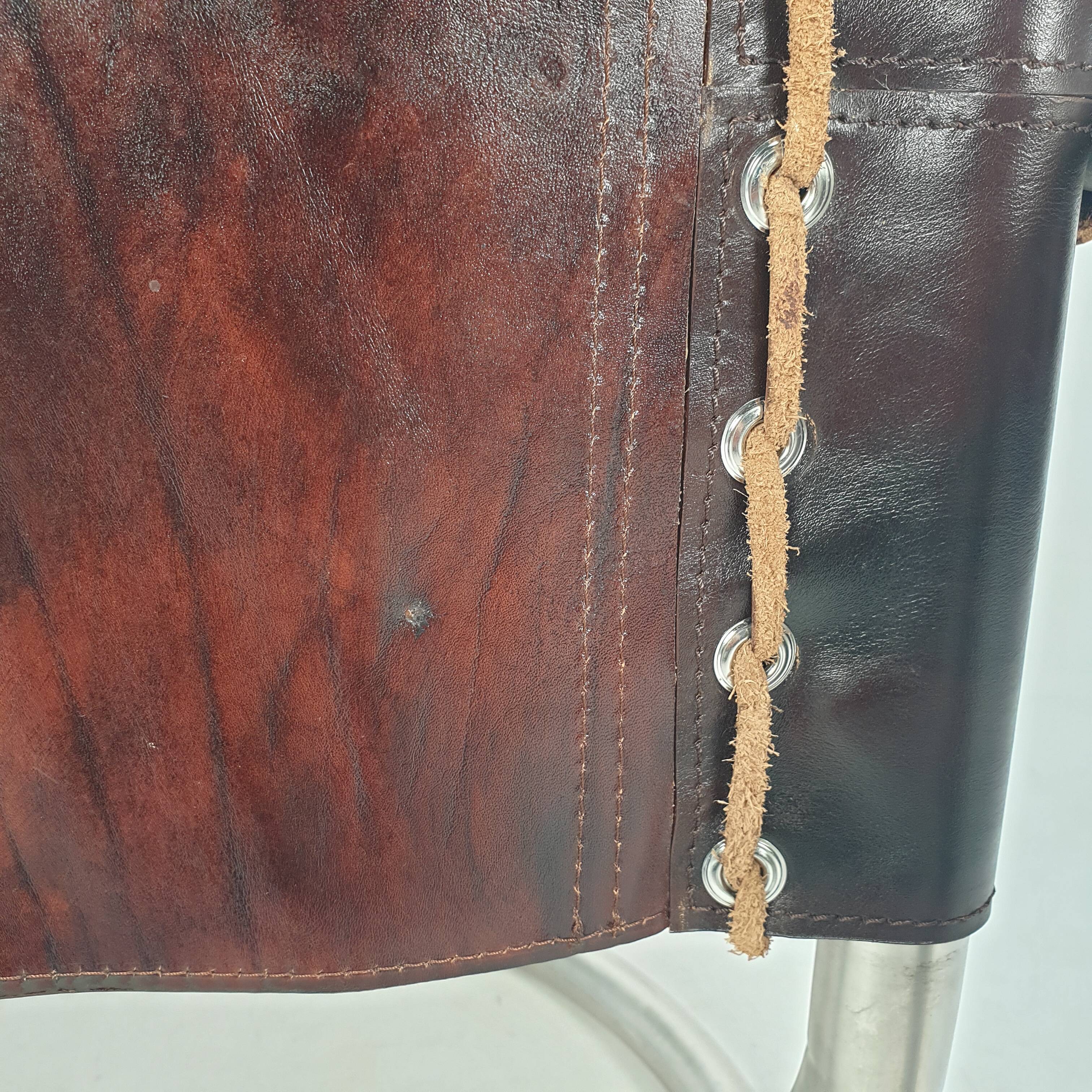 Set of 2 italian mid century lounge chairs, 1980's