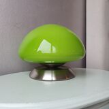 Green mushroom bedside lamp with touch control