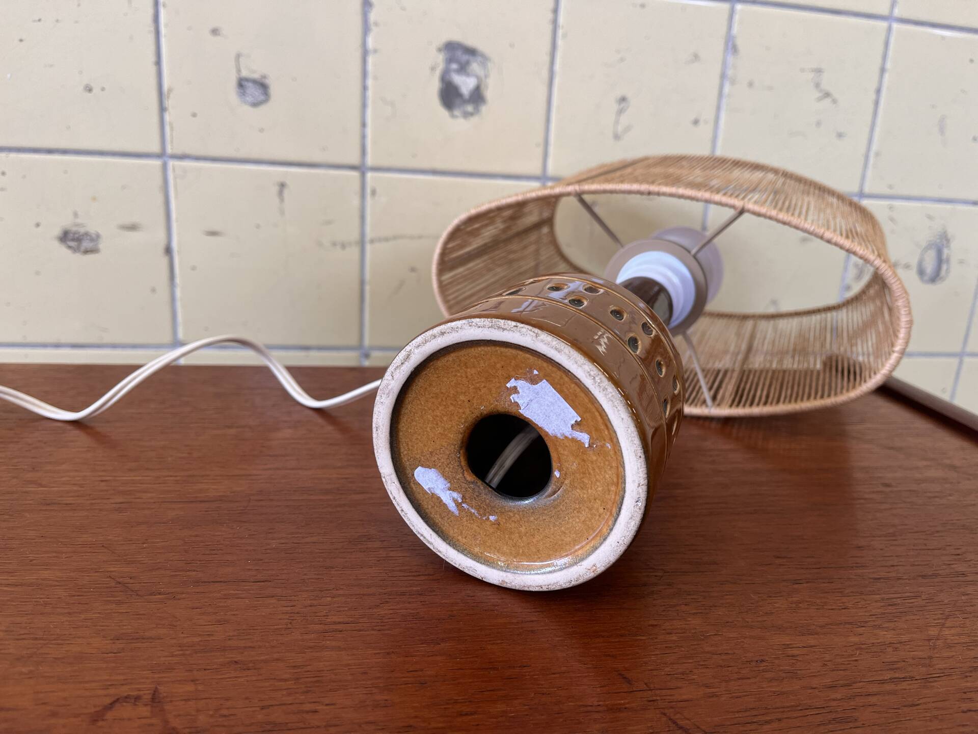 Vintage Scandinavian table lamp