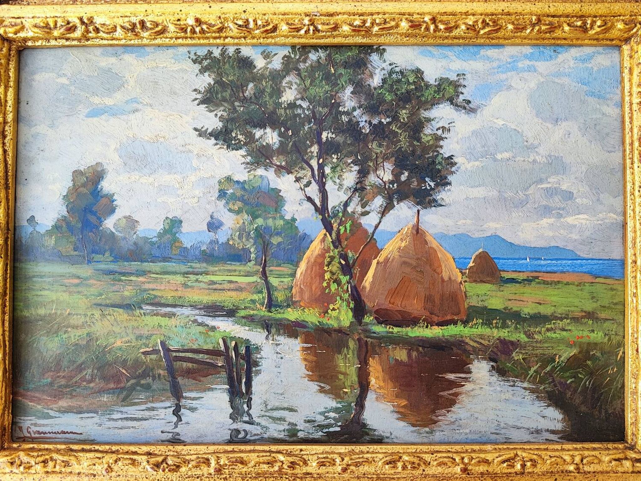 Oil painting landscape