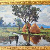 Oil painting landscape