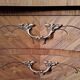 Louis XV style marquetry "kidney" bedside table