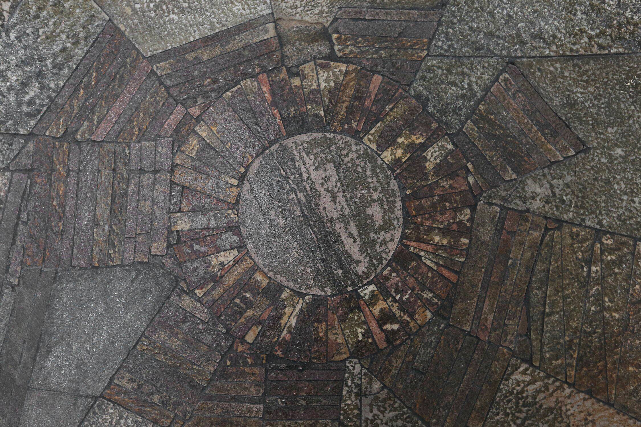 Brutalist Coffee Table Handmade and signed by Pia Manu, 1960s