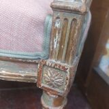 Louis XVI style armchair with patina