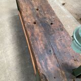 Carpenter's workbench with lamp, trade furniture