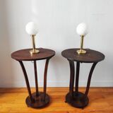 Paire de consoles Art déco en bois