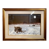 Lili Bra: Large Oil On Panel Signed And Dated Lower Right
