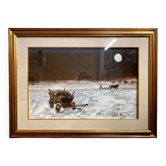 Lili Bra: Large Oil On Panel Signed And Dated Lower Right