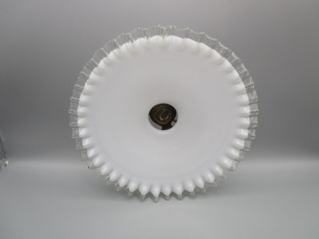 Old suspension in white opaline