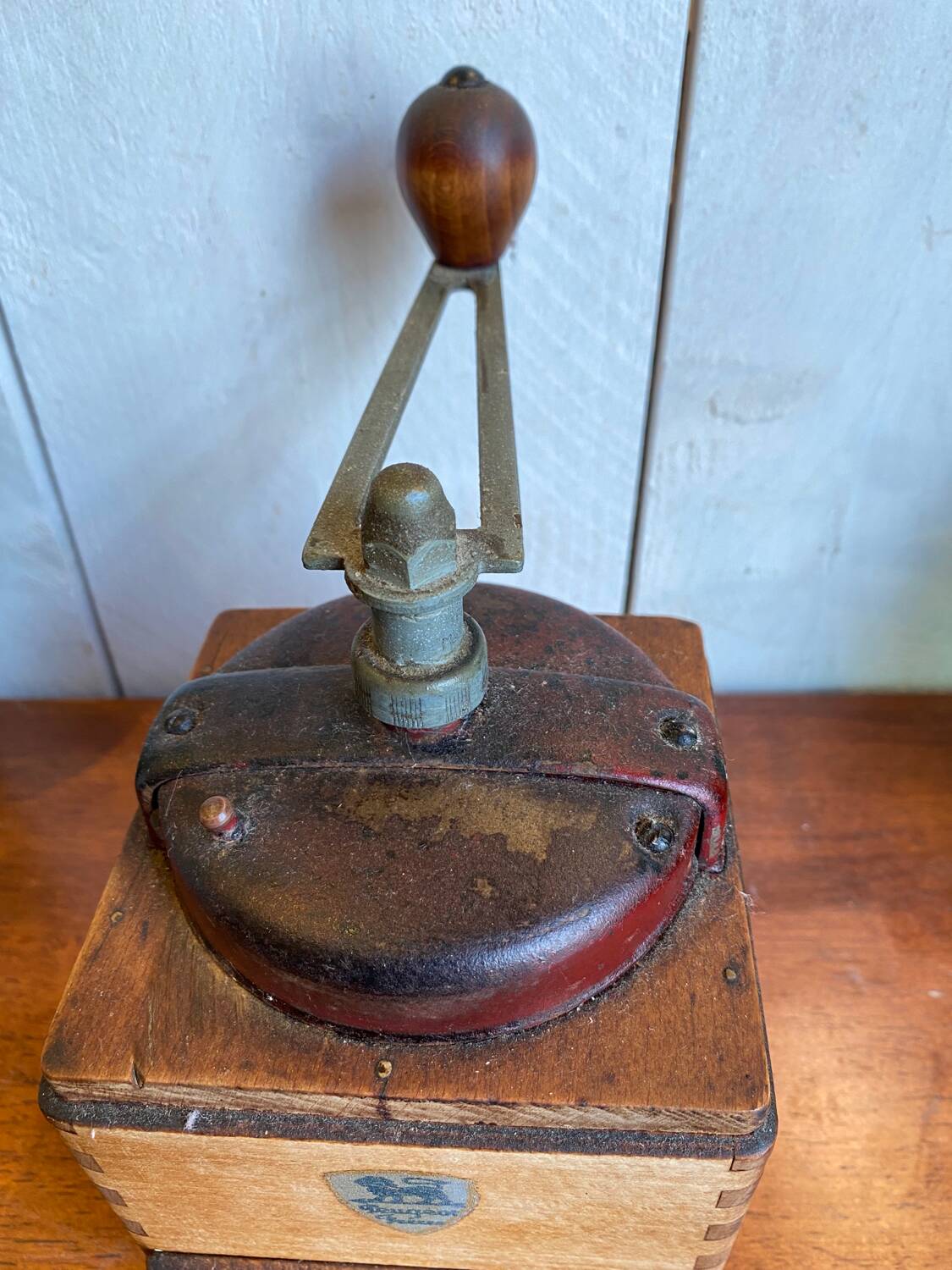 Vintage Peugeot brothers coffee grinder