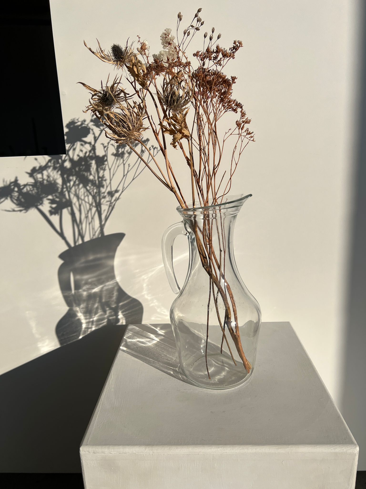 Vintage water decanter H: 25cm