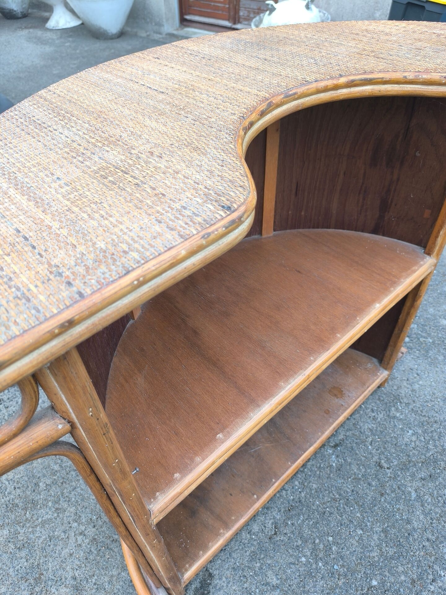 Rattan bar circa 1980