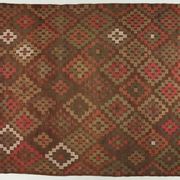 Anatolian handmade kilim rug 267 cm x 186 cm