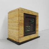 Coffre-fort Art Déco travertin