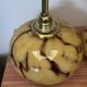 Pair of Art Deco wall sconces in marbled opaline