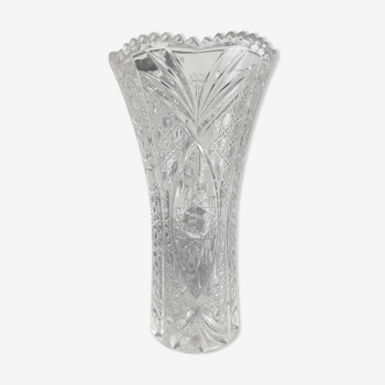 Vase en verre cristal