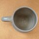 Set of 3 Beer Pint Mugs Stoneware Grey Vintage Blue Flower Decor