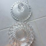 Sucrier en cristal de Baccarat modèle bambou signé