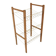 Scandinavian beech magazine holder, Sweden, 1960