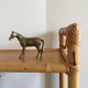 Shelf library in rattan, wood and bamboo vintage