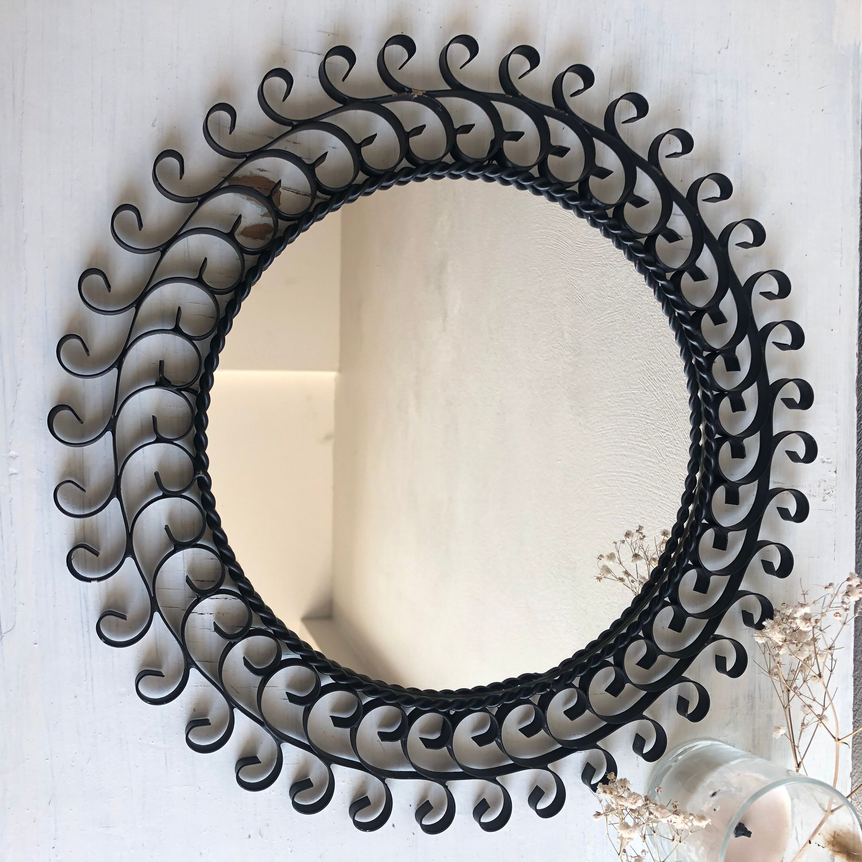 Black Sun Mirror 36,5cm