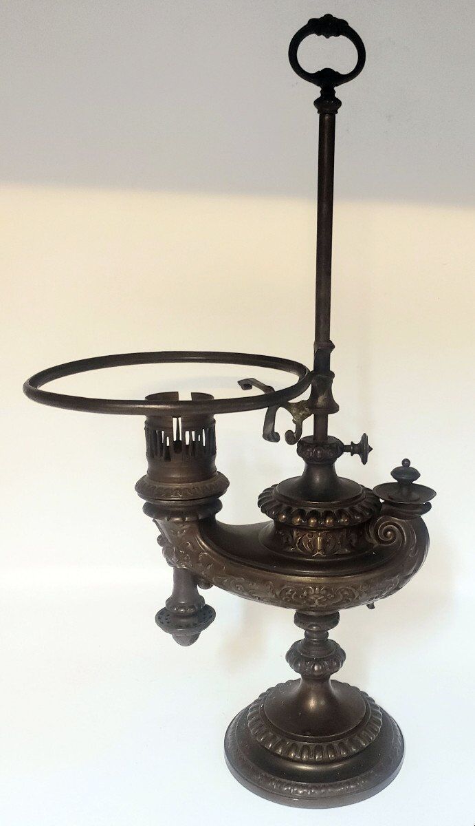19th century desk lamp from Wild & Wessel Germany 1890