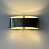 Vintage wall light, brushed metal, France, 1980.