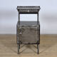 Iron nightstand, circa 1950