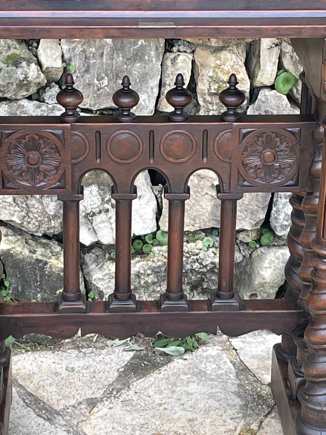 Spanish Vargueno Walnut Cabinet