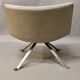 Design armchair with light grey skai top