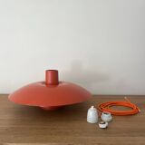 Vintage Louis Poulsen PH4/3 red - Poul Henningsen - danish design pendant