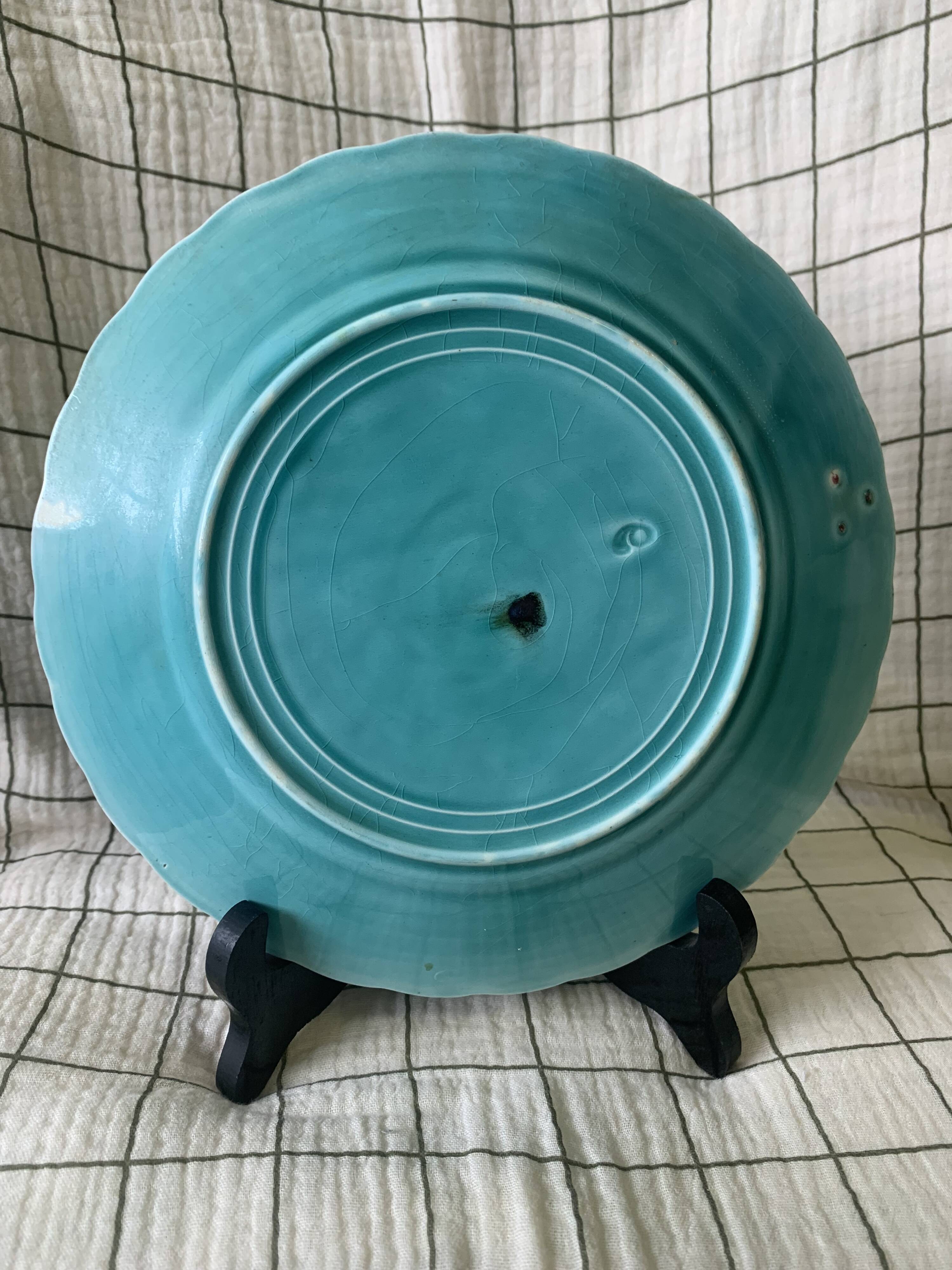 Assiette barbotine