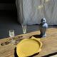 Yellow fish-shaped dish L38