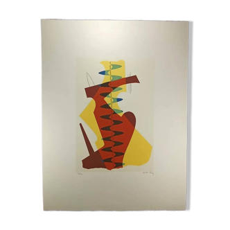 Lithographie en édition limitée de Man Ray, années 1970, signature et numérotation au crayon de l'auteur