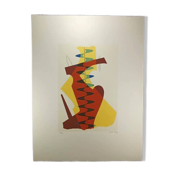 Lithographie en édition limitée de Man Ray, années 1970, signature et numérotation au crayon de l'auteur