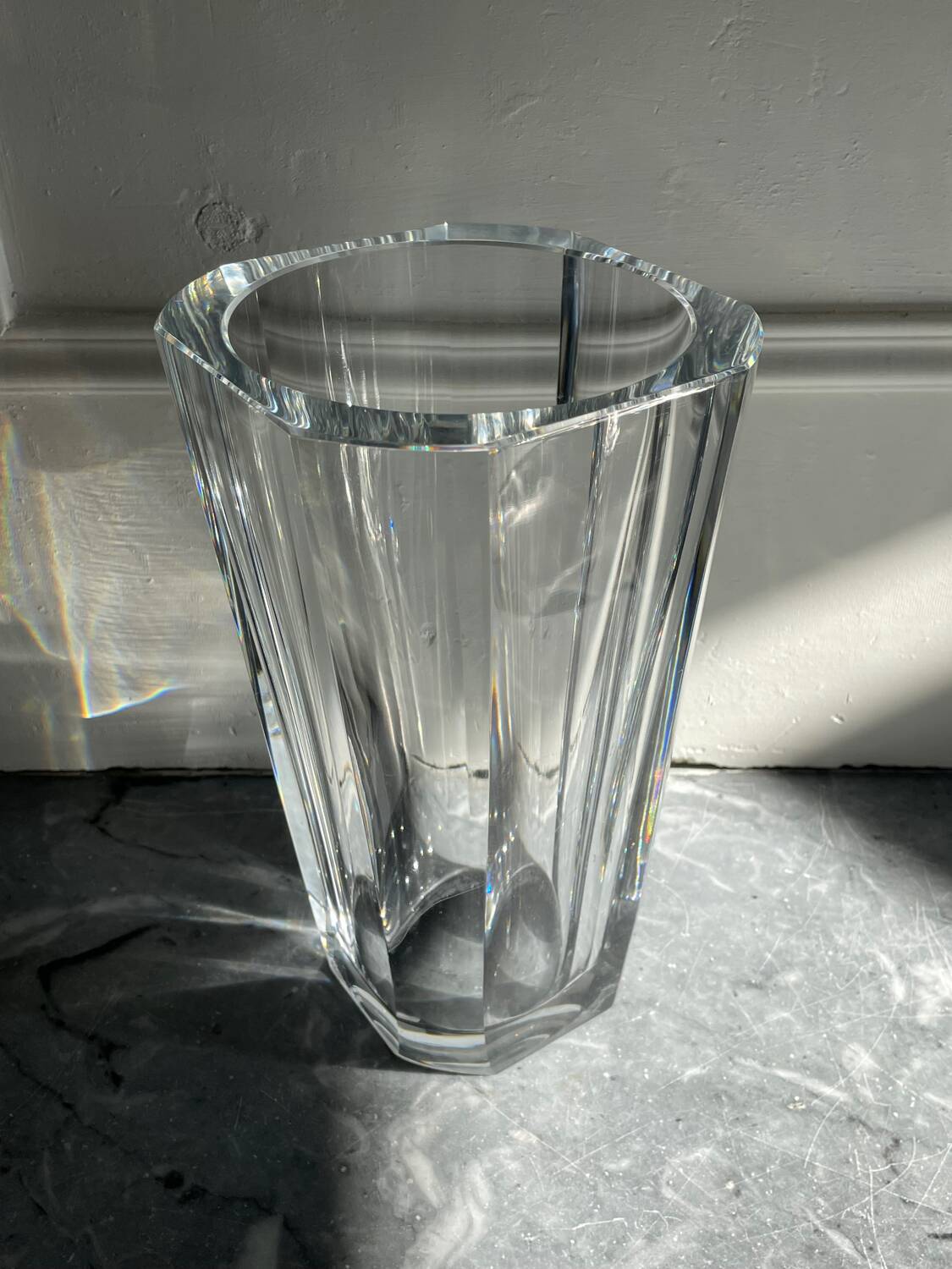 Vase en cristal de Baccarat modèle Diane