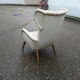 Bergere Chair Scandinavian flesh wingback wing 50 years