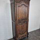 Bonnetière normande sculptée en chêne massif