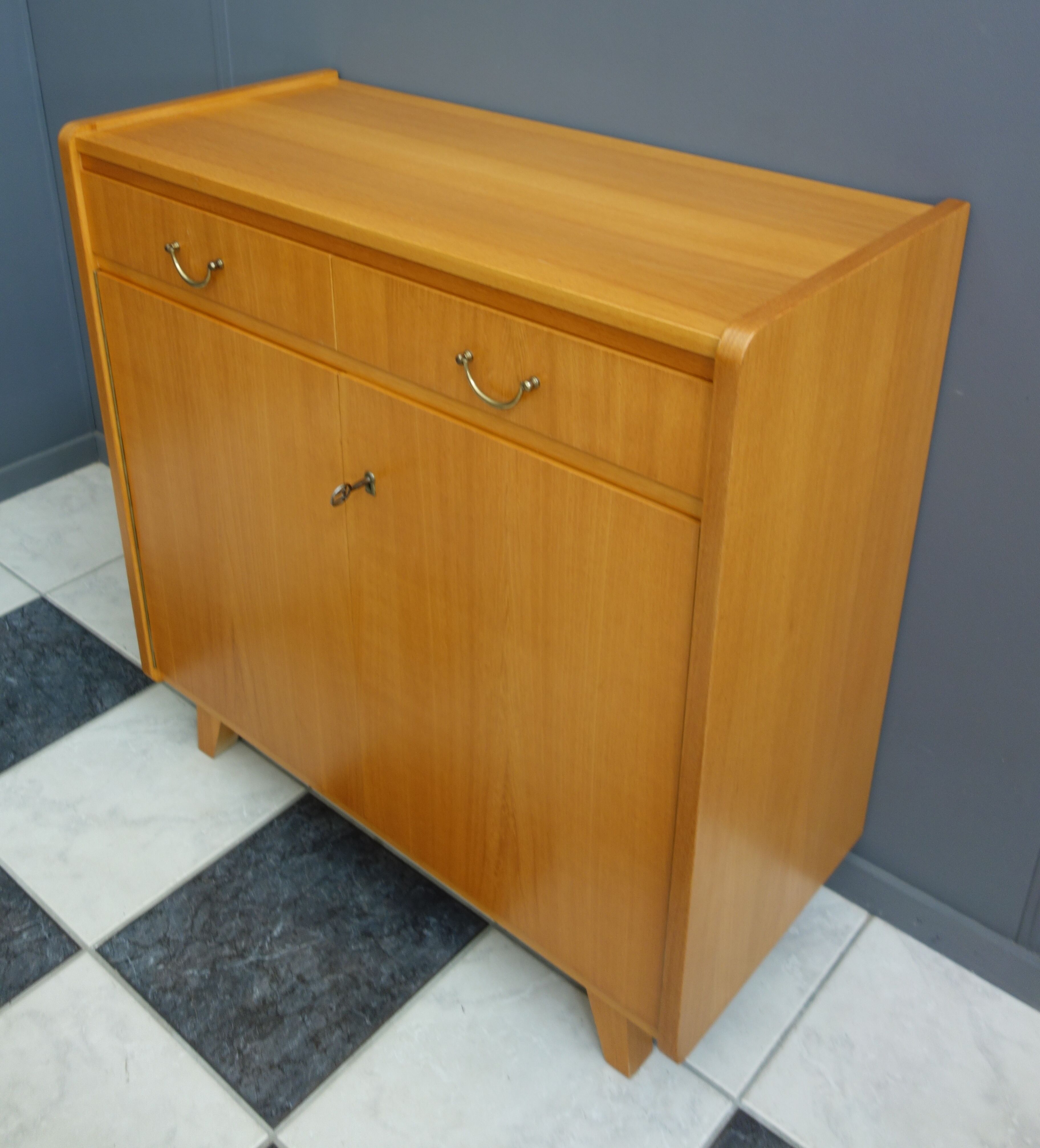 Tepe blond wood  sideboard cabinet 1960s