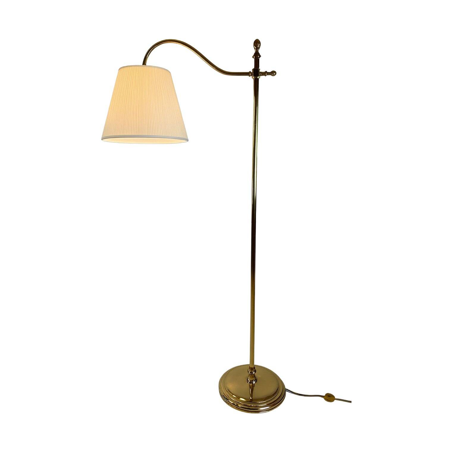 Reading lamp from a luxury hotel, signed Chapman USA, originally from the Hotel George V, Four Seasons Paris