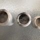 Trio of candlesticks vintage marble