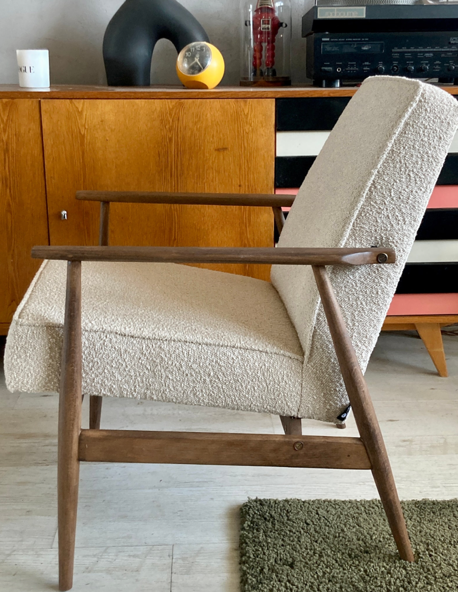 original mid-century polish armchair 300-190