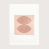 Set of 2 paintings on paper M269 & M270 signed Eawy