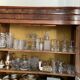 Walnut library louis Philippe XIXth century
