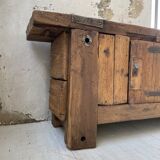 Established former brutalist console oak pine